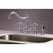 Kingston Brass KS3271AXBS Restoration 8" Bridge Kitchen Faucet W/ Sprayer, Chrome KS3271AXBS - alternate 7